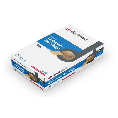 Dealmed Cohesive Bandage 2" X 5 Yards, 36/Bx 6/Cs, 216PK 783025